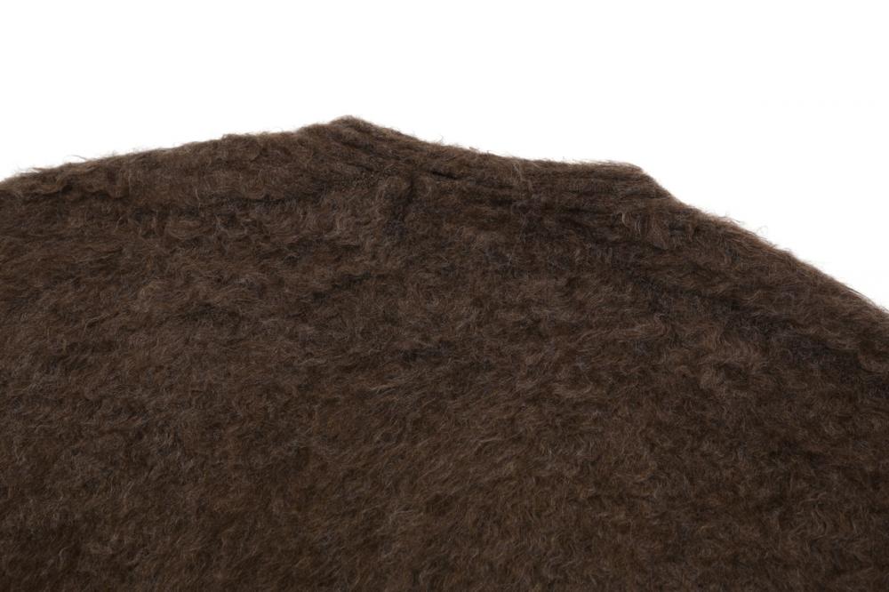 ヘアリーブラシ ショートカーディガン (ブラウン) | ASURA | HANA(ハナ) #22