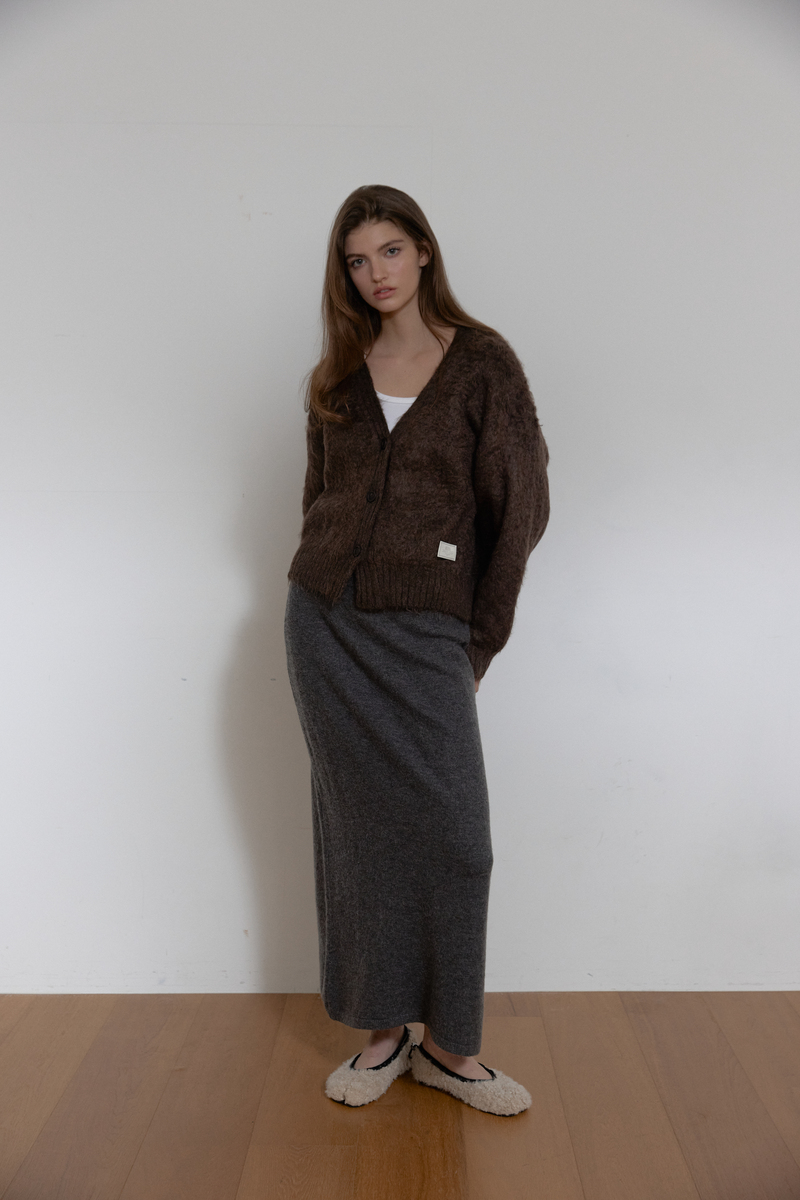 ヘアリーブラシ ショートカーディガン (ブラウン) | ASURA | HANA(ハナ) #8