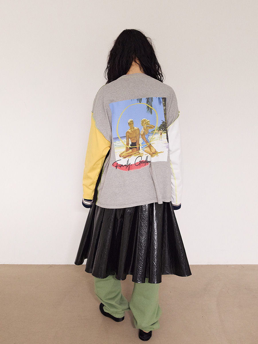 Goodboy カラーブロック ロングスリーブ_ピオンイエロー | XOXOGOODBOY | HANA(ハナ) #6