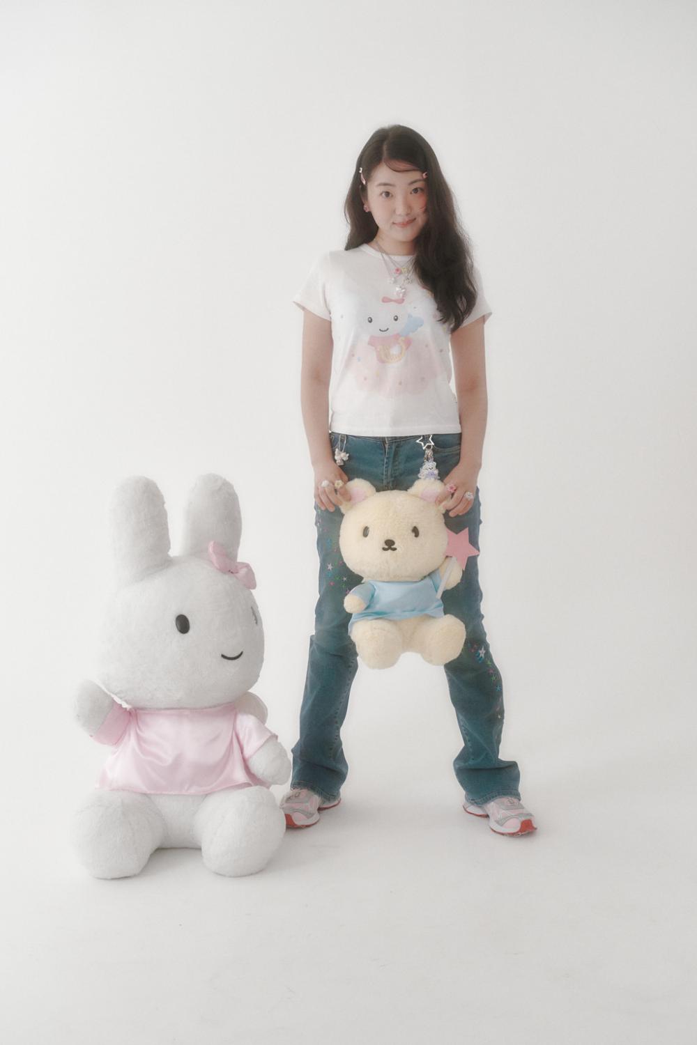 [X YOUNGART] エンジェル KIDDY＆JINI Tシャツ | Swingset | HANA(ハナ) #9