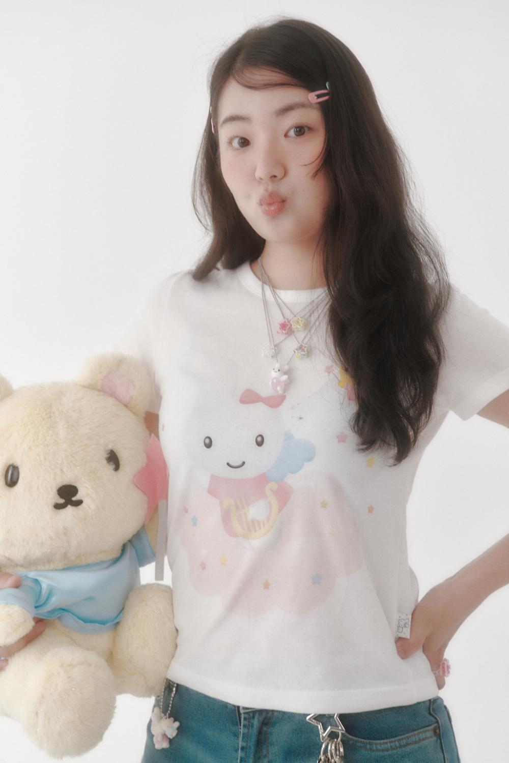 [X YOUNGART] エンジェル KIDDY＆JINI Tシャツ | Swingset | HANA(ハナ) #11