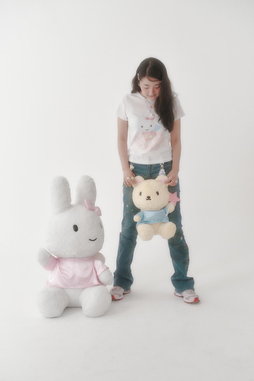 [X YOUNGART] エンジェル KIDDY＆JINI Tシャツ | Swingset | HANA(ハナ) #7