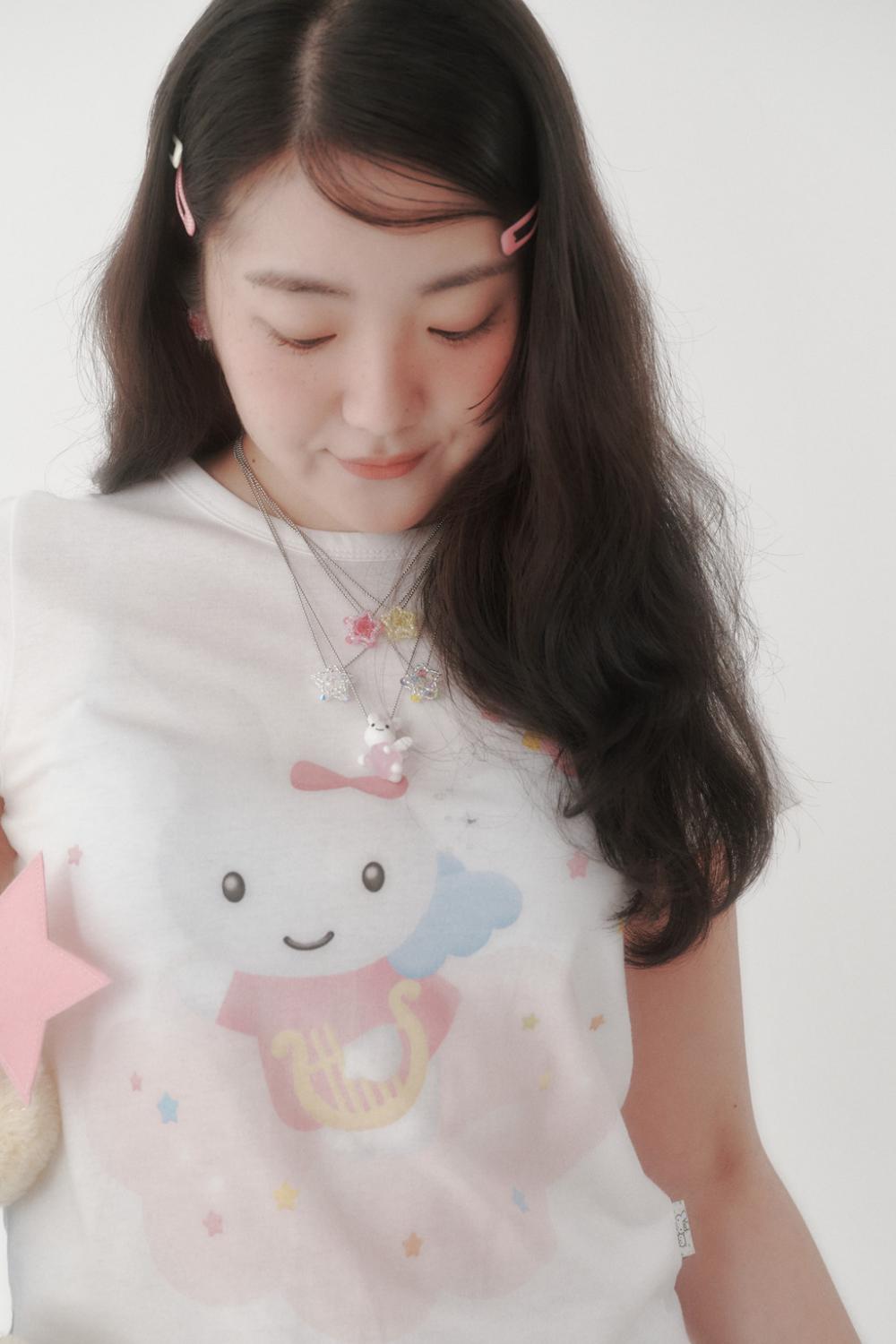 [X YOUNGART] エンジェル KIDDY＆JINI Tシャツ | Swingset | HANA(ハナ) #2