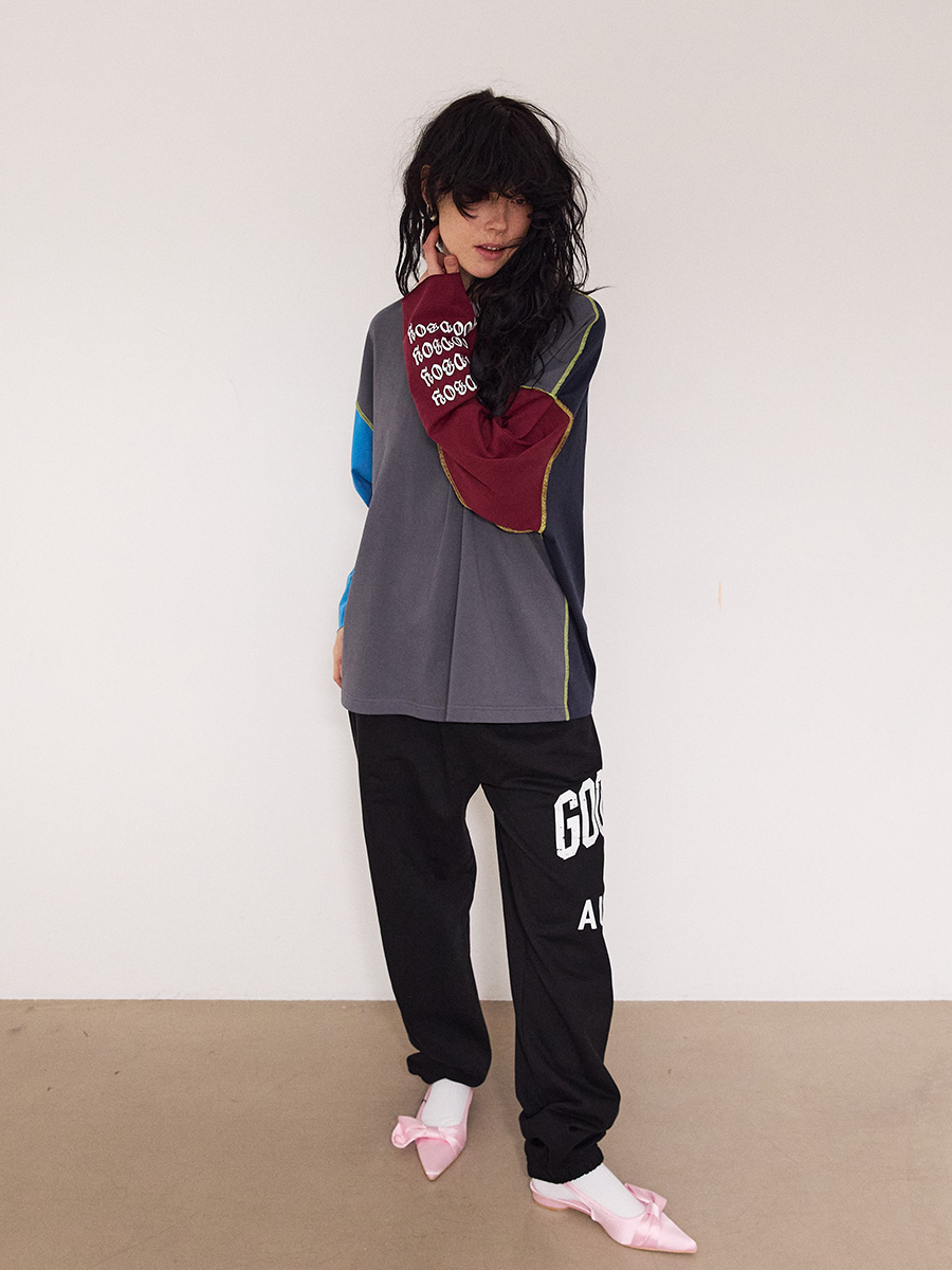 Goodboy カラーブロック ロングスリーブ_ピオンブルー | XOXOGOODBOY | HANA(ハナ) #7