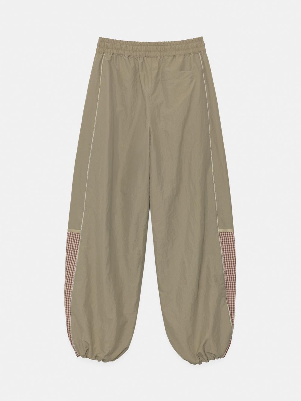 チェックブロックトラックパンツ (ベージュ) | ENZO BLUES | HANA(ハナ) #16