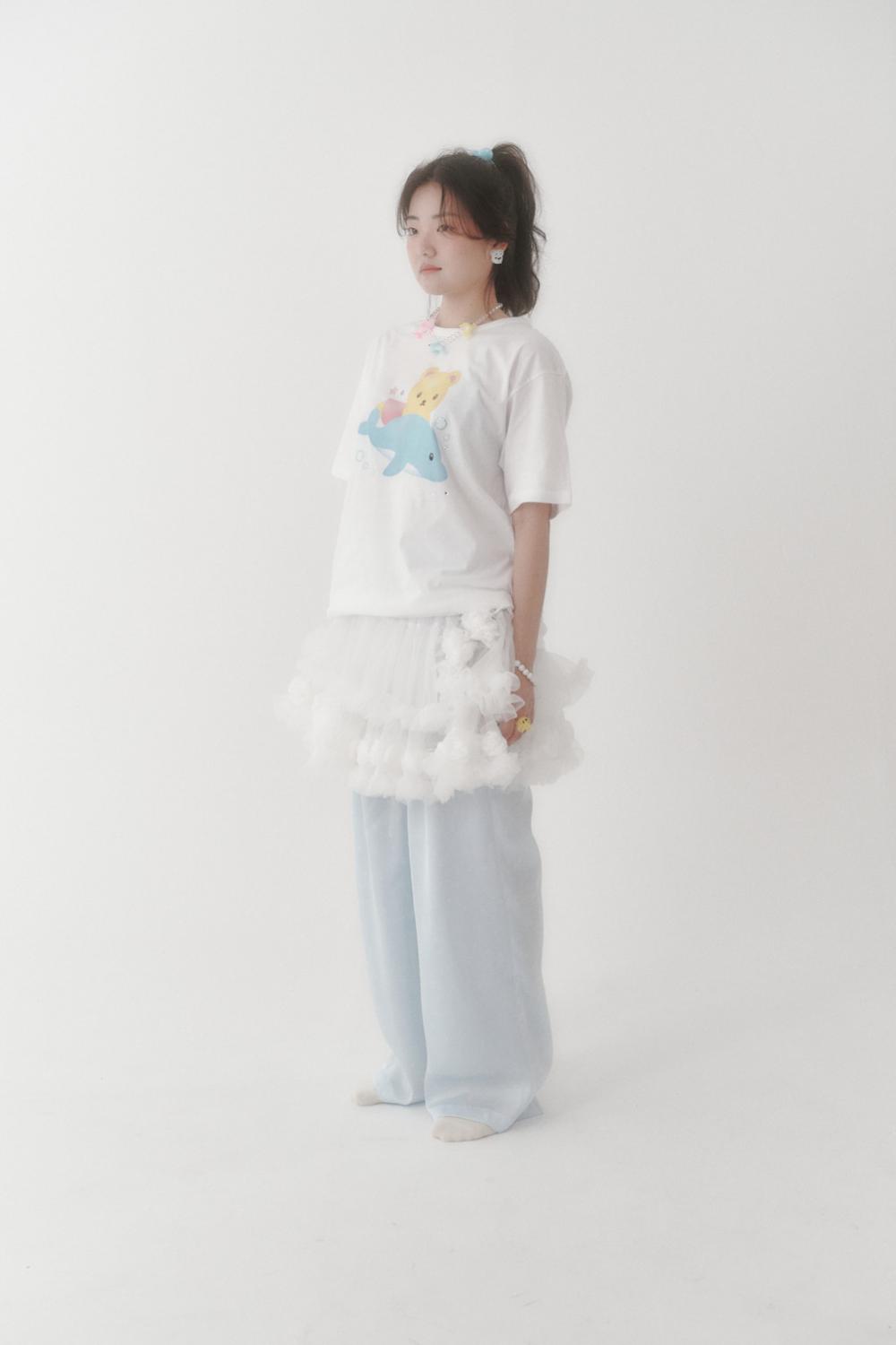 [X YOUNGART] JINI ドルフィンライド キュービック Tシャツ | Swingset | HANA(ハナ) #9