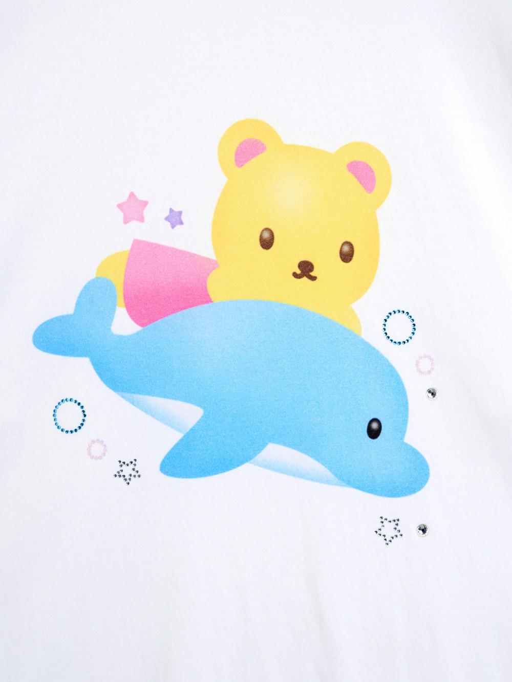 [X YOUNGART] JINI ドルフィンライド キュービック Tシャツ | Swingset | HANA(ハナ) #11