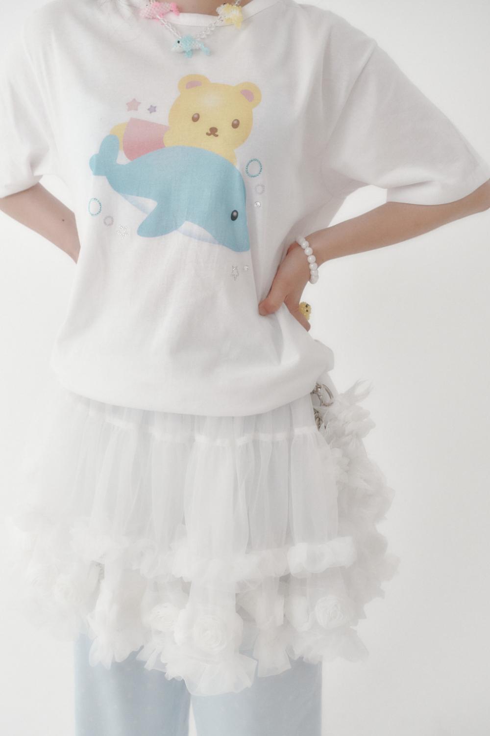 [X YOUNGART] JINI ドルフィンライド キュービック Tシャツ | Swingset | HANA(ハナ) #7