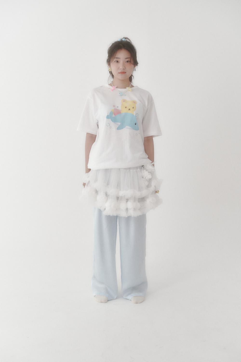 [X YOUNGART] JINI ドルフィンライド キュービック Tシャツ | Swingset | HANA(ハナ) #8
