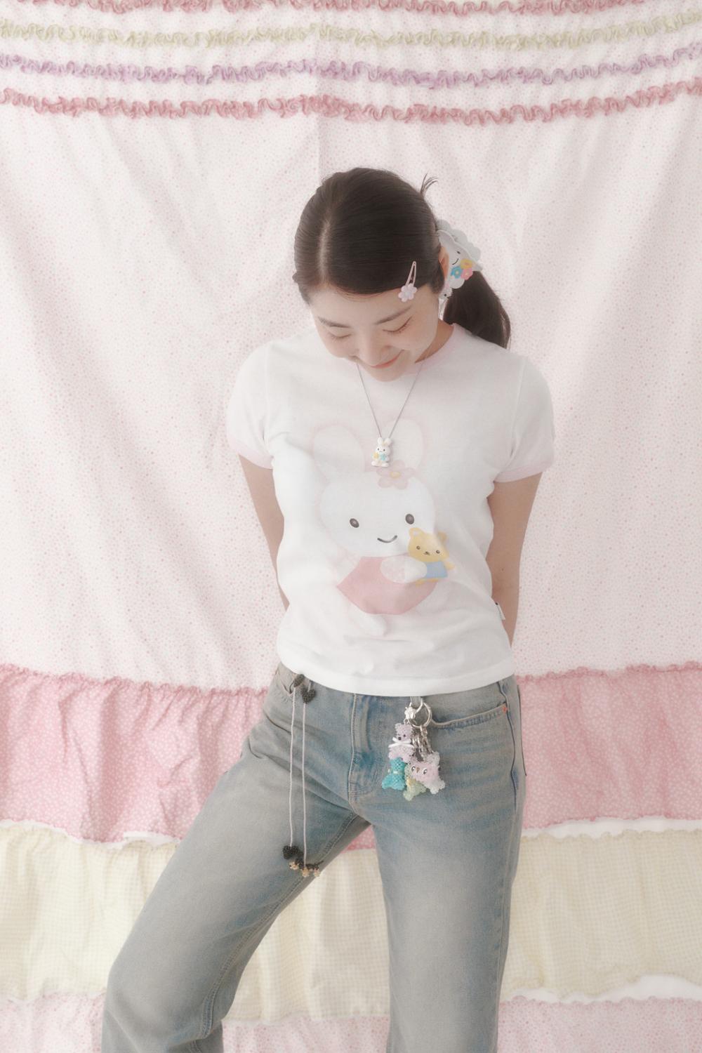 [X YOUNGART] KIDDY ハグ JINI ドット リンガー Tシャツ | Swingset | HANA(ハナ) #7