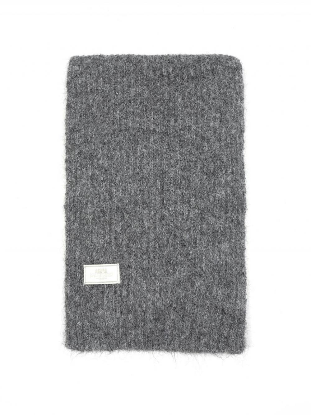 ウールニットマフラー（グレー） | ASURA | HANA(ハナ) #14