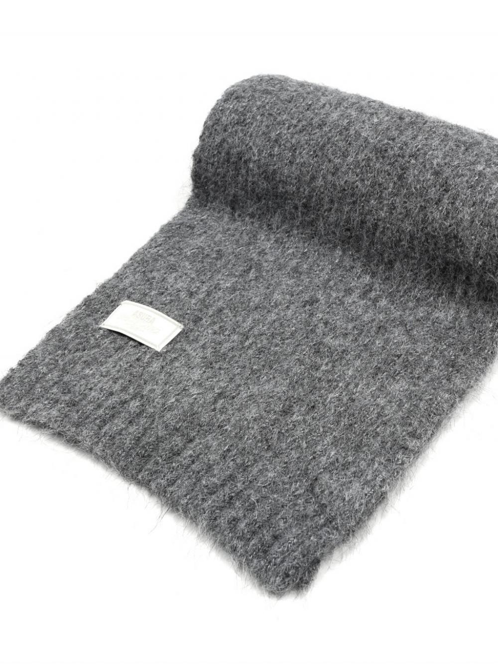 ウールニットマフラー（グレー） | ASURA | HANA(ハナ) #15