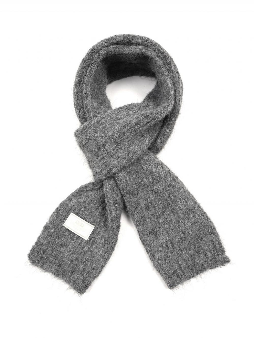 ウールニットマフラー（グレー） | ASURA | HANA(ハナ) #17