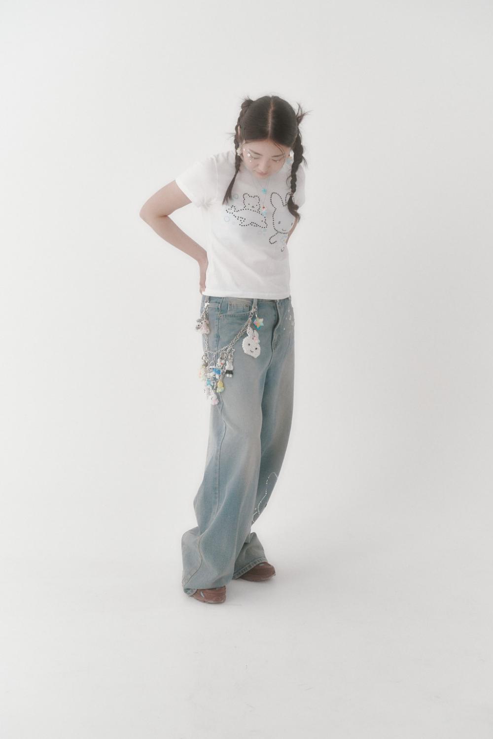 [X YOUNGART] KIDDY＆JINI サマー キュービック Tシャツ | Swingset | HANA(ハナ) #7