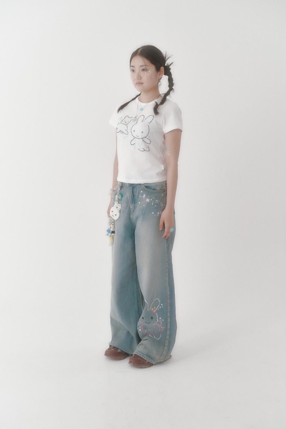 [X YOUNGART] KIDDY＆JINI サマー キュービック Tシャツ | Swingset | HANA(ハナ) #8