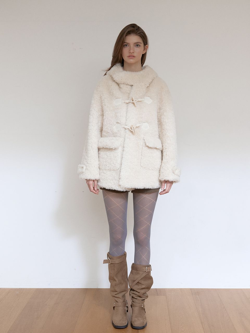 ウールシアリングフーディ マスタング（アイボリー） | ASURA | HANA(ハナ) #2