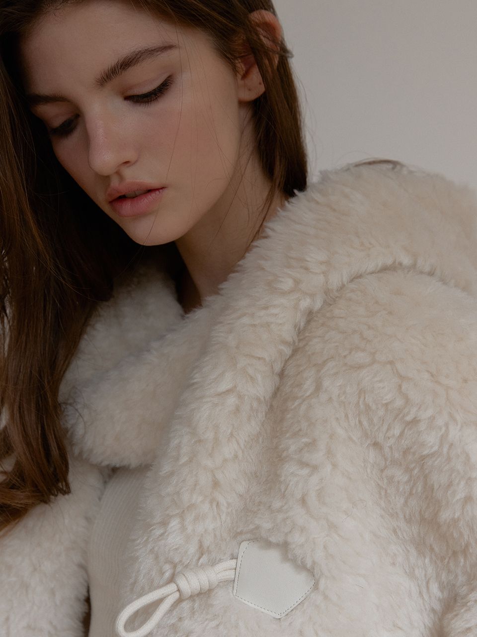 ウールシアリングフーディ マスタング（アイボリー） | ASURA | HANA(ハナ) #13