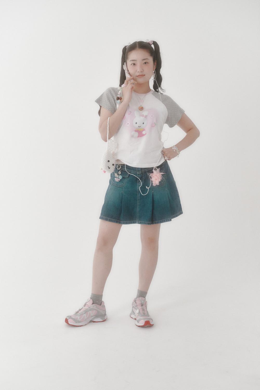 [X YOUNGART] ストロベリーシードドット KIDDY ラグラン Tシャツ | Swingset | HANA(ハナ) #8
