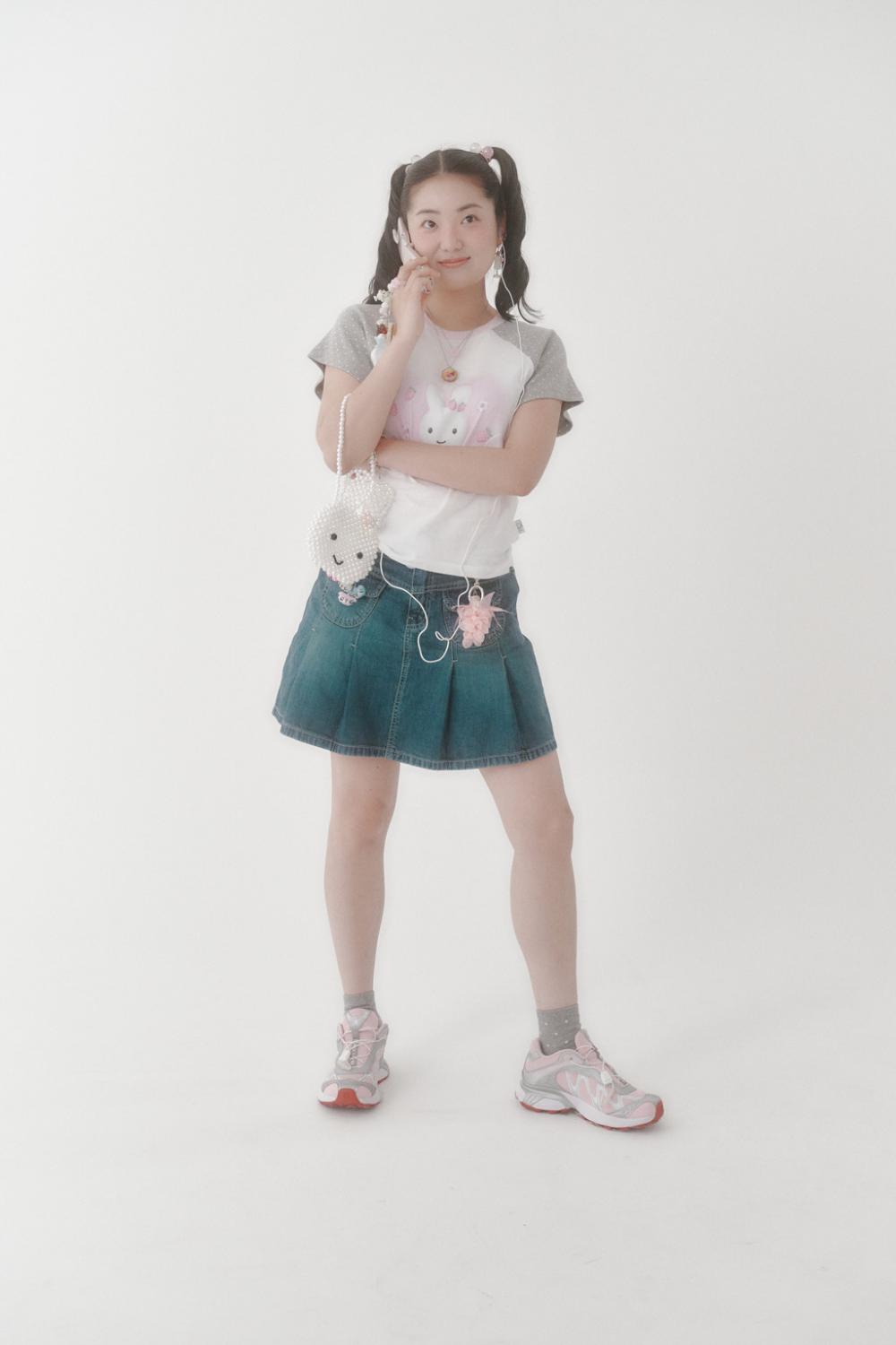 [X YOUNGART] ストロベリーシードドット KIDDY ラグラン Tシャツ | Swingset | HANA(ハナ) #7