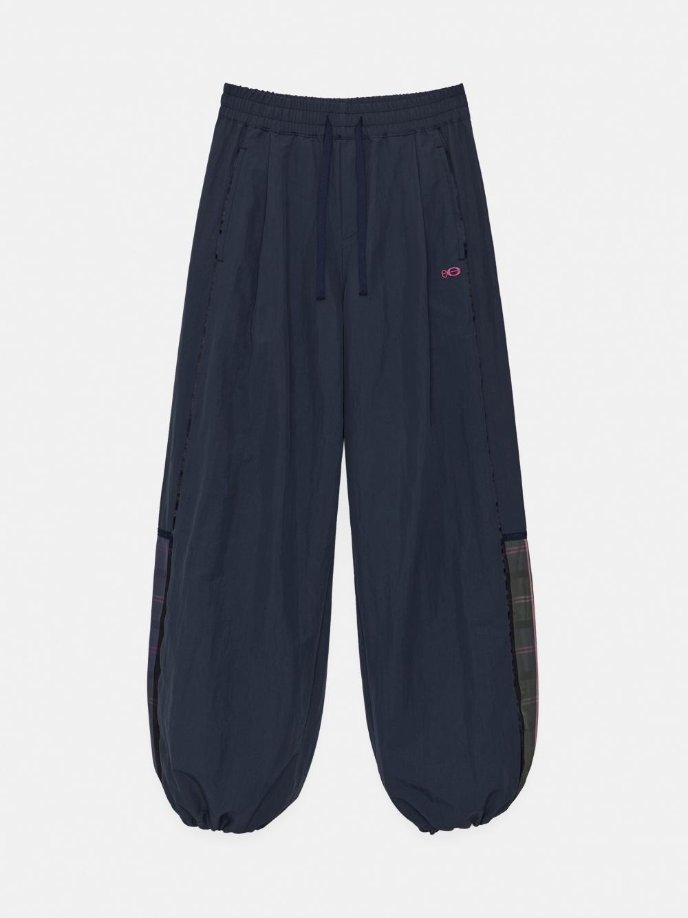 チェックブロックトラックパンツ (ネイビー) | ENZO BLUES | HANA(ハナ) #16