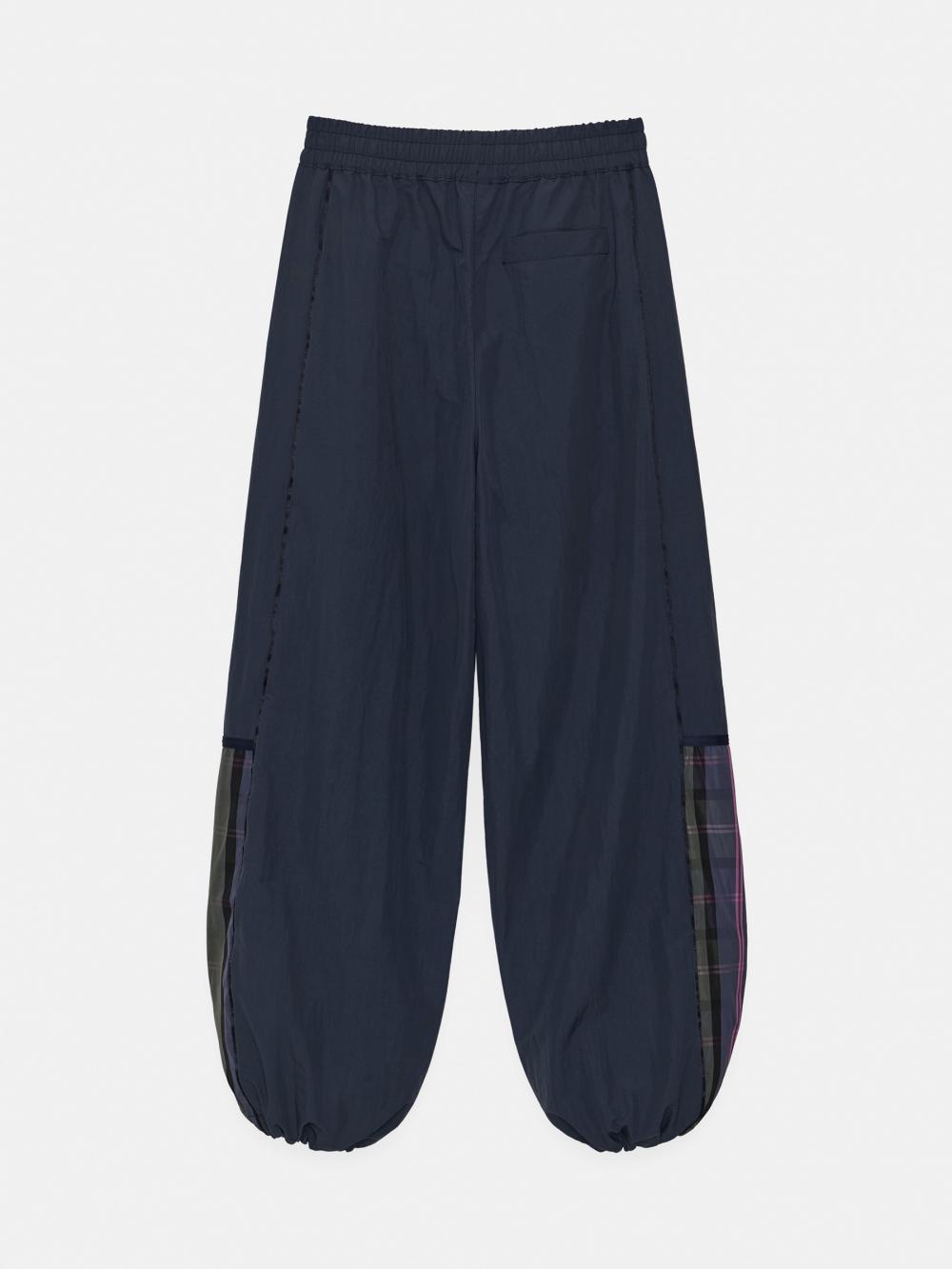 チェックブロックトラックパンツ (ネイビー) | ENZO BLUES | HANA(ハナ) #17