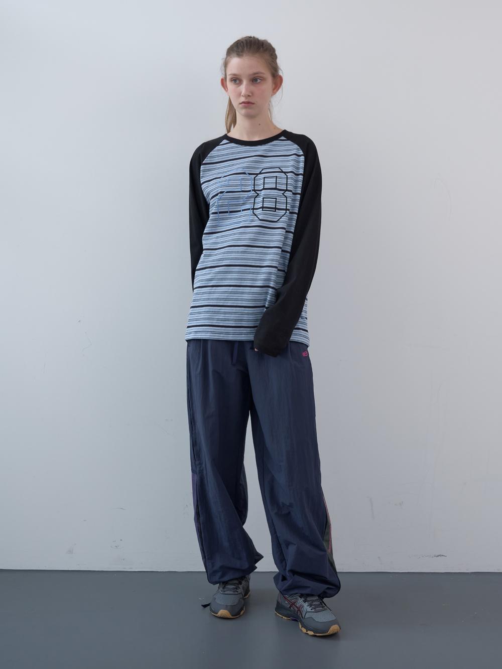 チェックブロックトラックパンツ (ネイビー) | ENZO BLUES | HANA(ハナ) #6