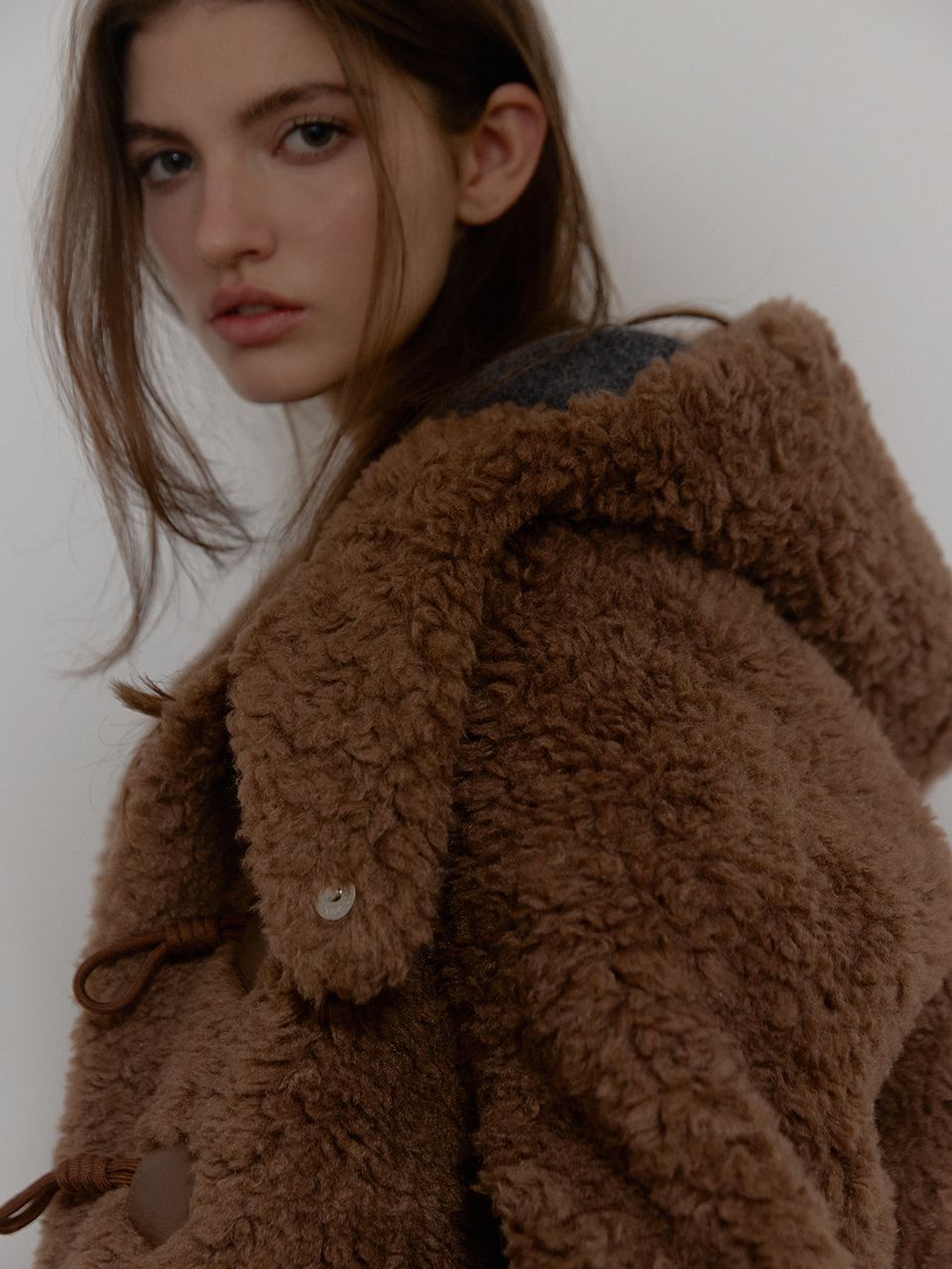 ウールシアリングフーディ マスタング（ブラウン） | ASURA | HANA(ハナ) #9