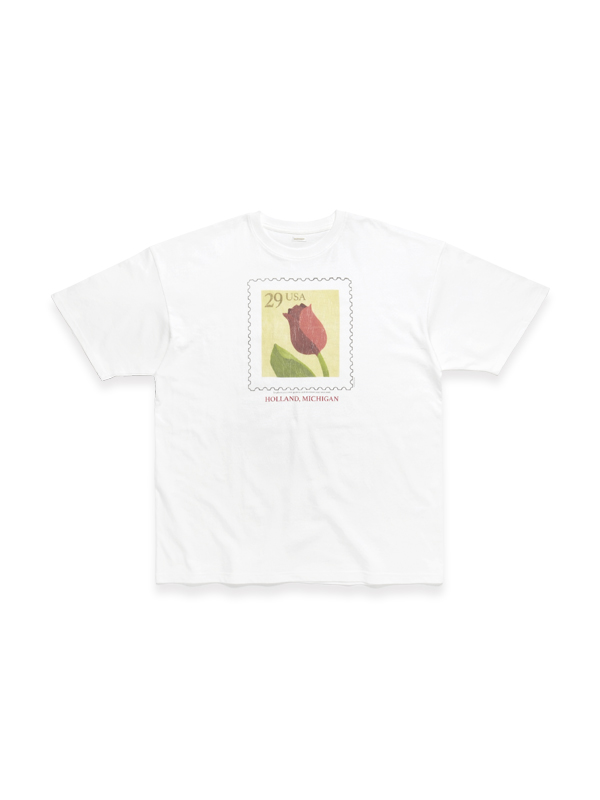 チューリップ Tシャツ_ホワイト | BONRROW | HANA(ハナ) #2
