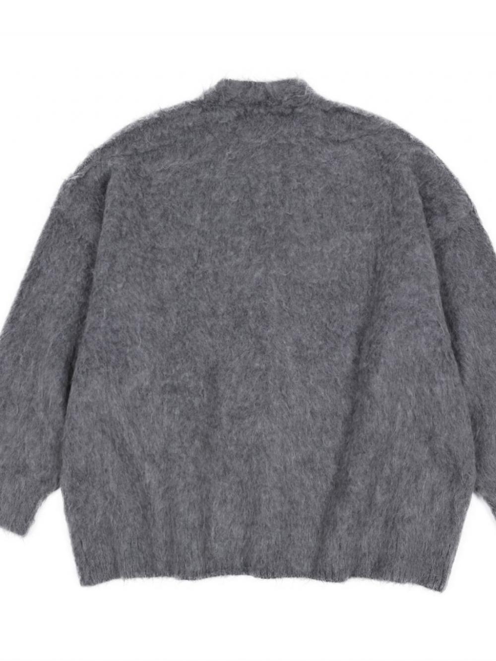 ヘアリーブラシミディカーディガン (グレー) | ASURA | HANA(ハナ) #2