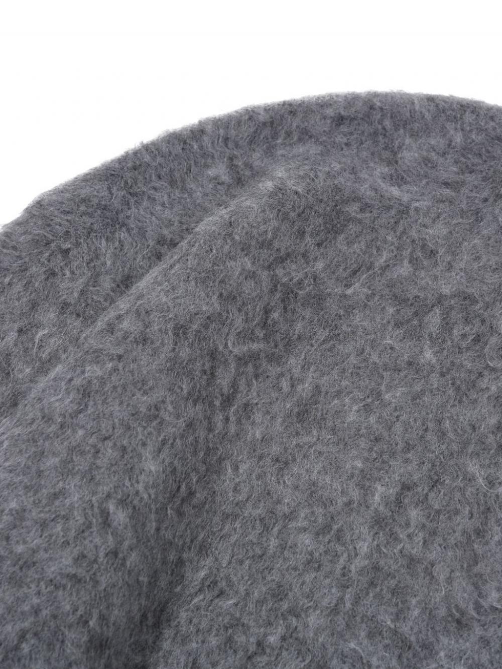 ヘアリーブラシミディカーディガン (グレー) | ASURA | HANA(ハナ) #5