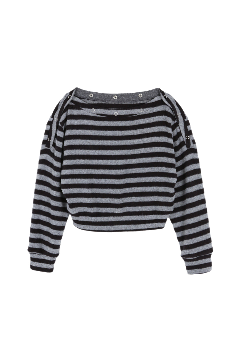 ソフトマルチスナップTシャツ (ブラック) | ASURA | HANA(ハナ) #15