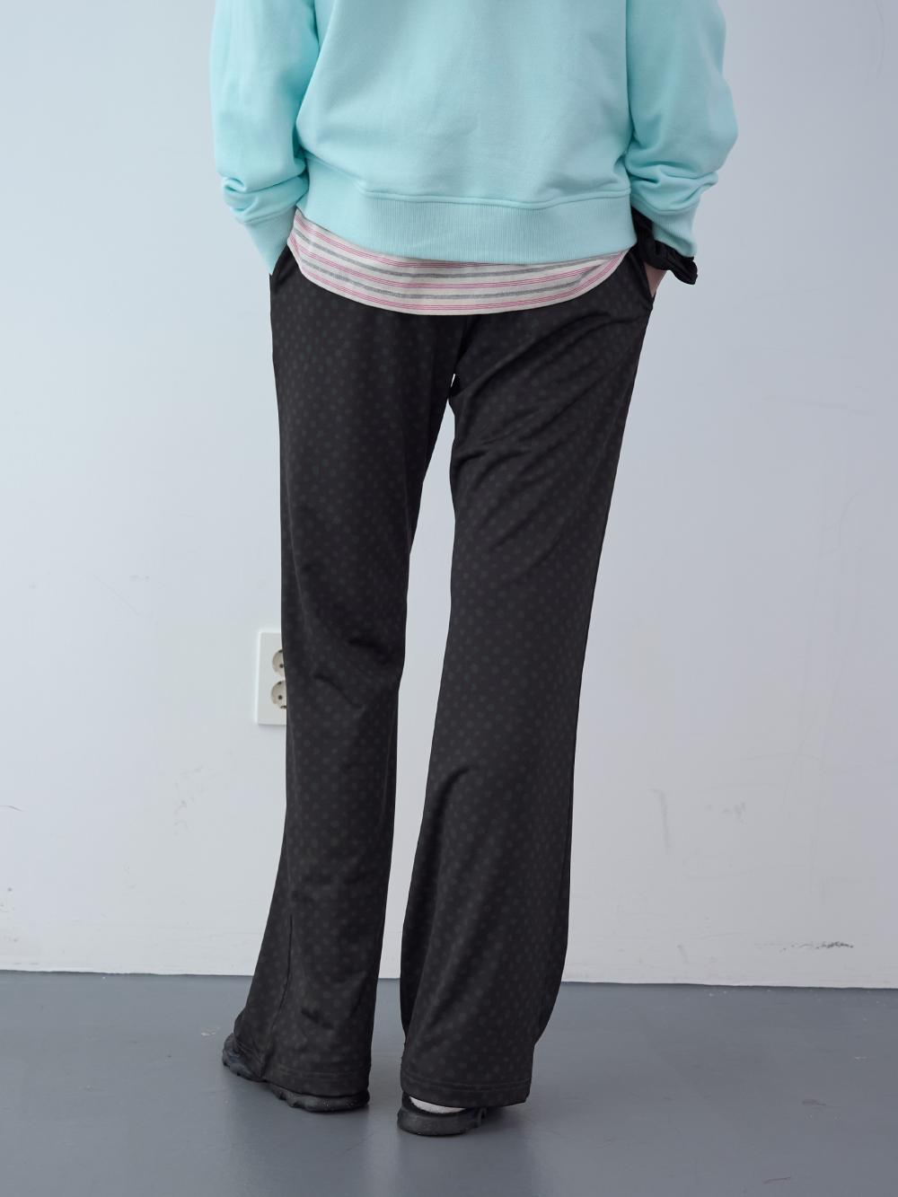 ドローイングドットバンディングブーツカットパンツ (ディープグリーン) | ENZO BLUES | HANA(ハナ) #11