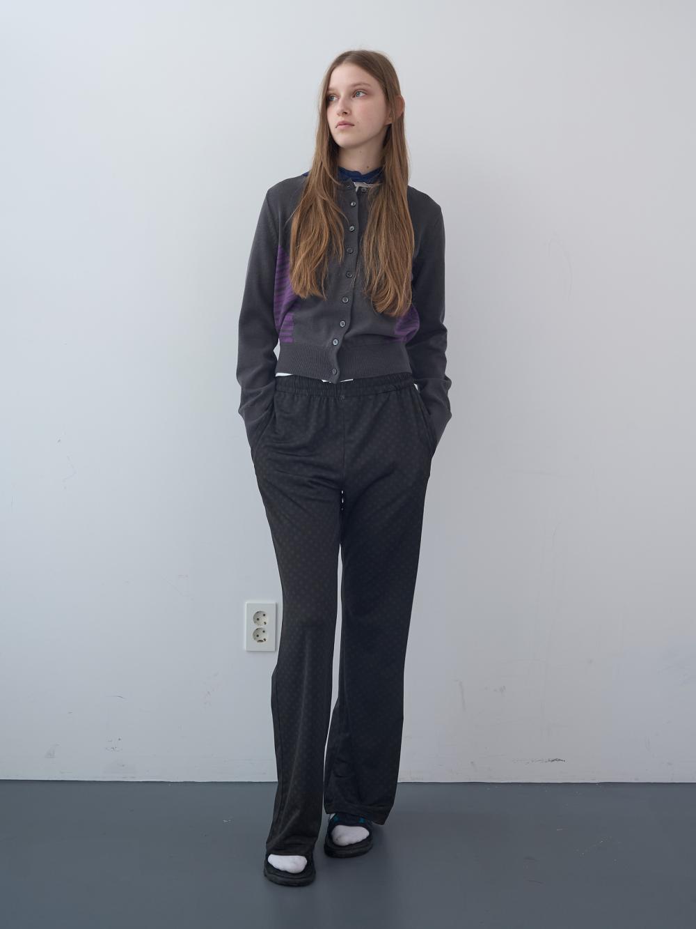 ドローイングドットバンディングブーツカットパンツ (ディープグリーン) | ENZO BLUES | HANA(ハナ) #6