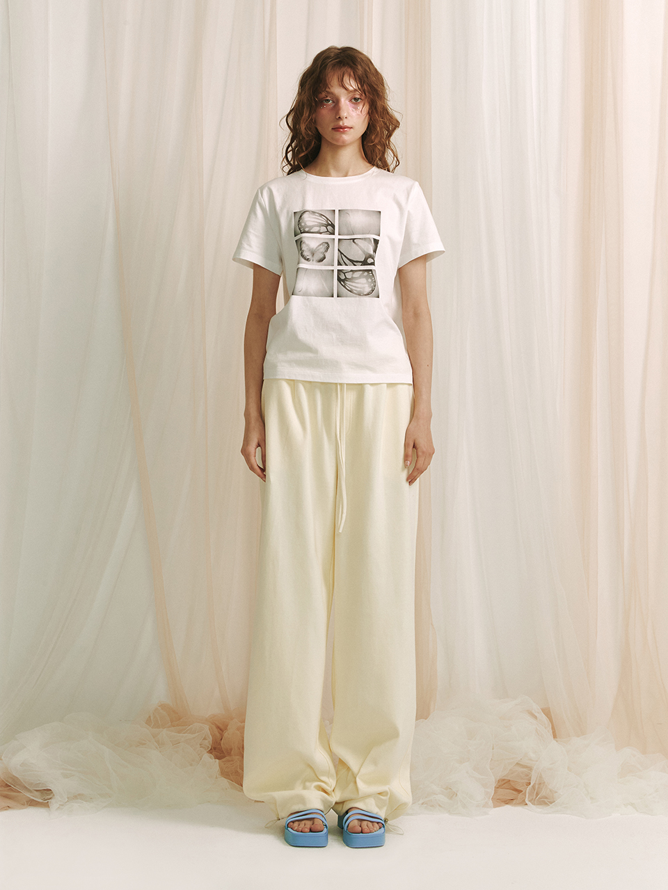 バタフライフィルムTシャツ - ホワイト | MEENDERI | HANA(ハナ) #2