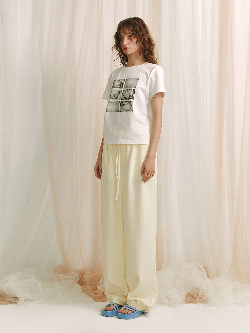 バタフライフィルムTシャツ - ホワイト | MEENDERI | HANA(ハナ) #3