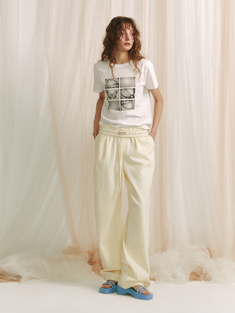 バタフライフィルムTシャツ - ホワイト | MEENDERI | HANA(ハナ) #6