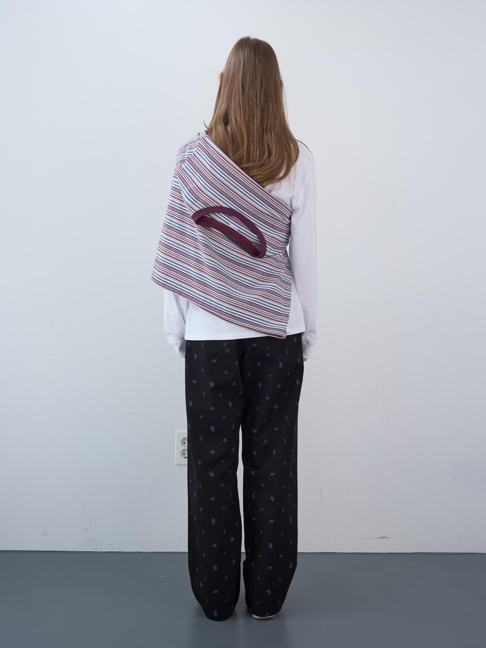 ハートティックコットンパンツ (ブラック) | ENZO BLUES | HANA(ハナ) #9