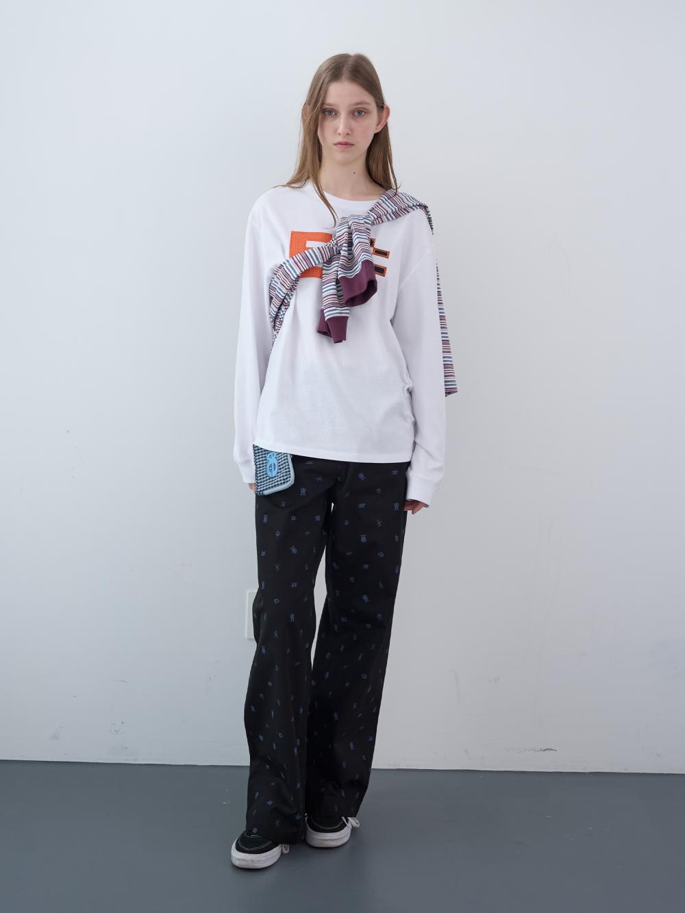 ハートティックコットンパンツ (ブラック) | ENZO BLUES | HANA(ハナ) #10