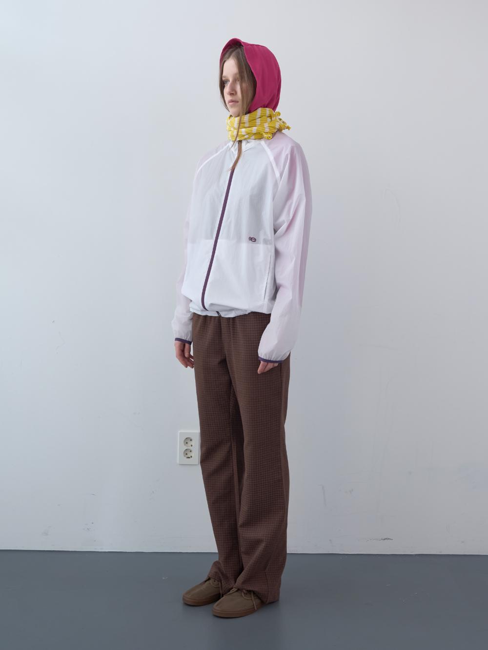 マットチェックバンディングブーツカットパンツ (ブラウン) | ENZO BLUES | HANA(ハナ) #3