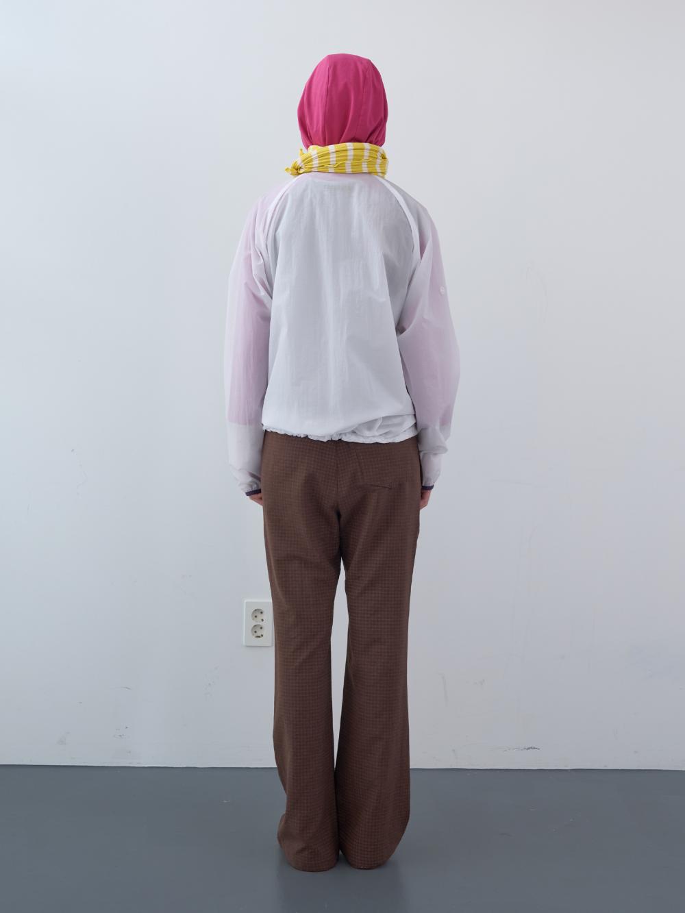 マットチェックバンディングブーツカットパンツ (ブラウン) | ENZO BLUES | HANA(ハナ) #4