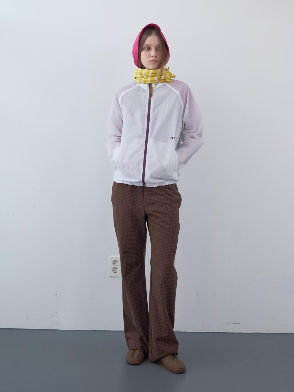 マットチェックバンディングブーツカットパンツ (ブラウン) | ENZO BLUES | HANA(ハナ) #5