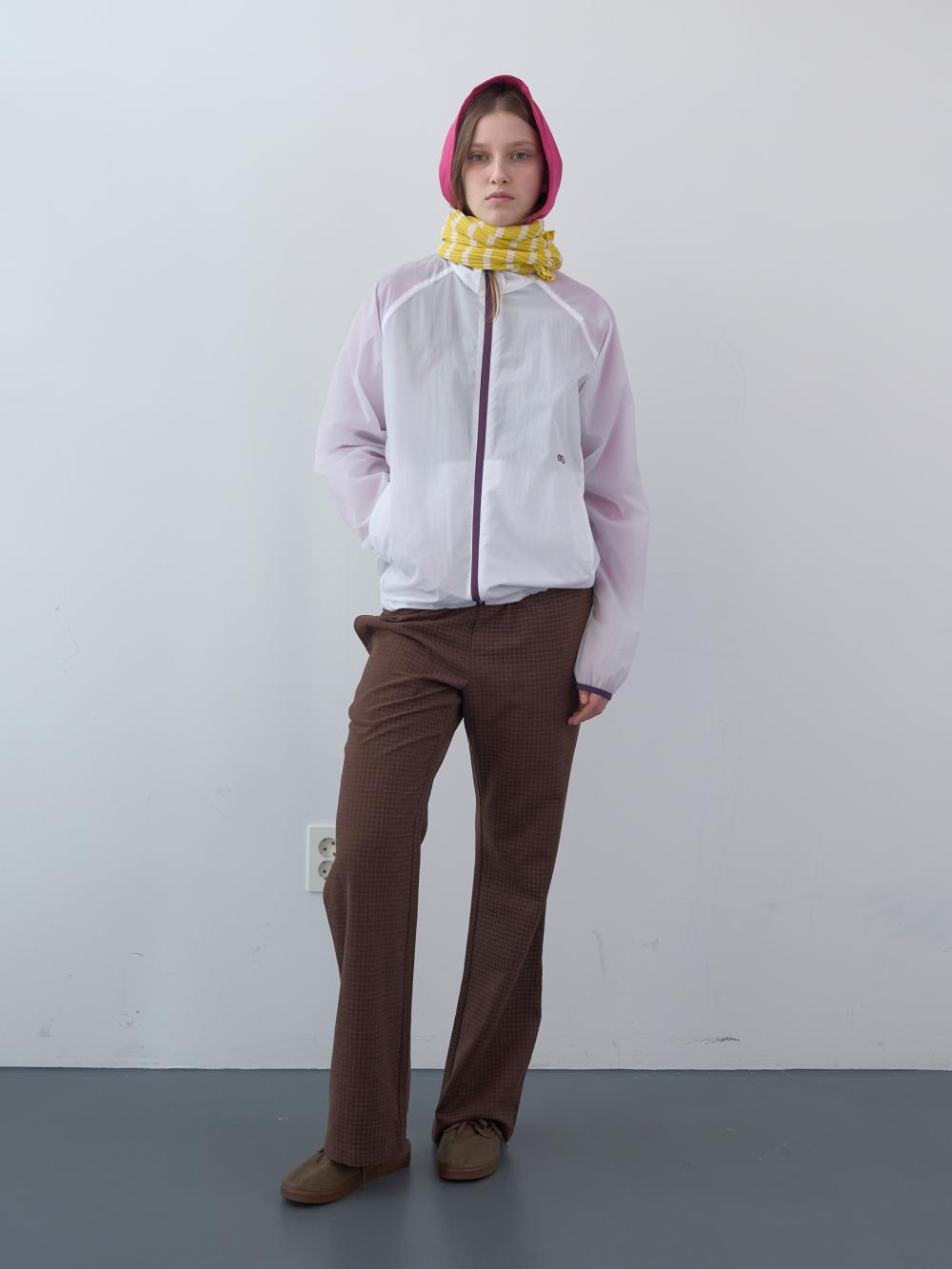 マットチェックバンディングブーツカットパンツ (ブラウン) | ENZO BLUES | HANA(ハナ) #6