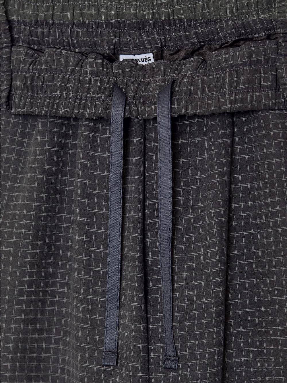 マットチェックバンディングブーツカットパンツ (グレー) | ENZO BLUES | HANA(ハナ) #17