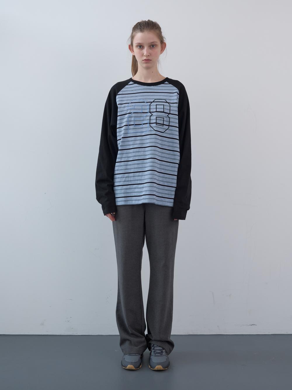 マットチェックバンディングブーツカットパンツ (グレー) | ENZO BLUES | HANA(ハナ) #6