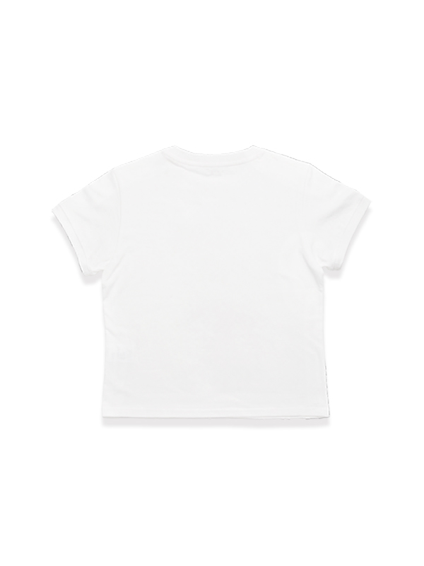 クロップ ハッピー キャッツ Tシャツ_ホワイト | BONRROW | HANA(ハナ) #3