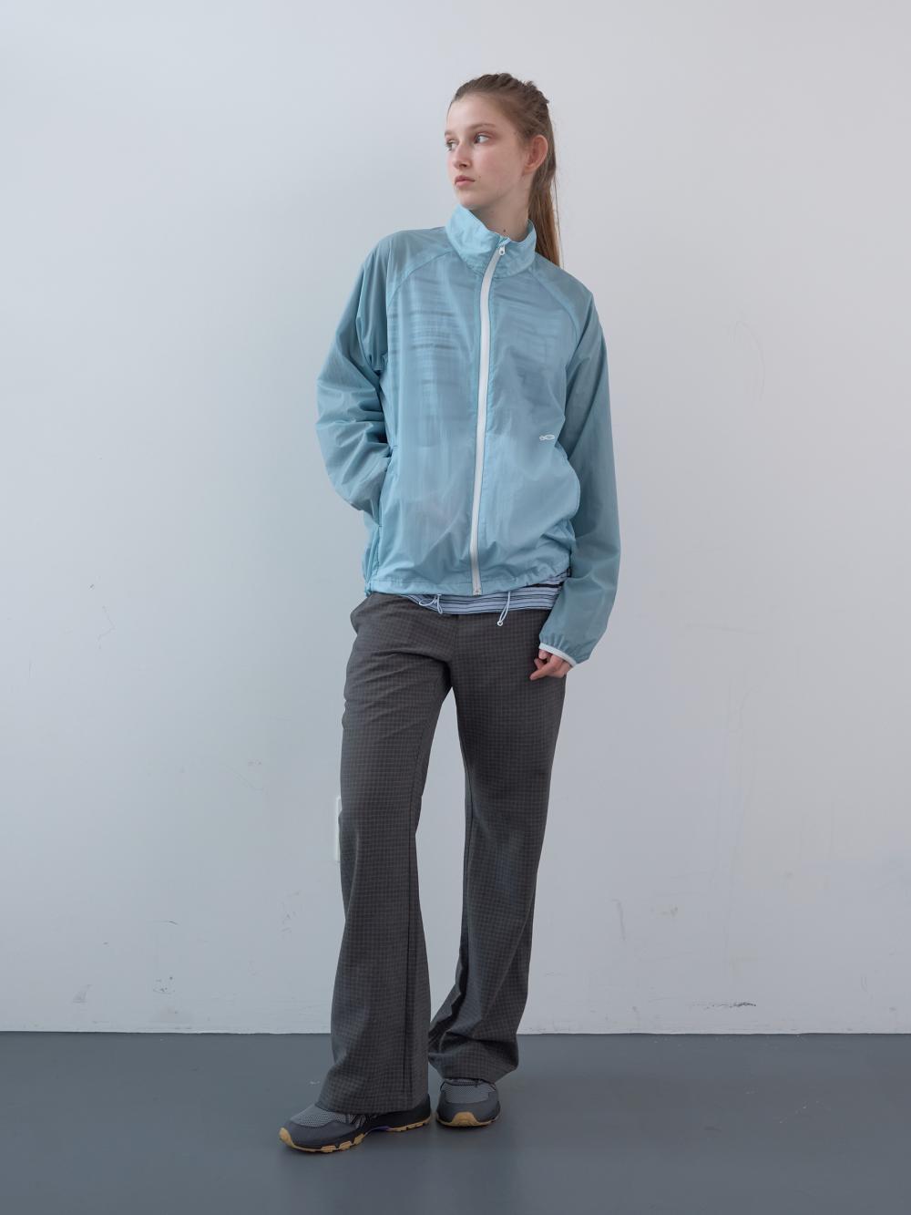マットチェックバンディングブーツカットパンツ (グレー) | ENZO BLUES | HANA(ハナ) #5
