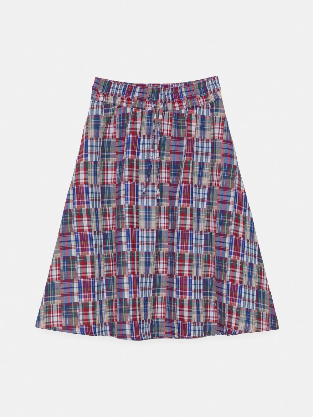 ミックスチェックバンディングスカート（レッド） | ENZO BLUES | HANA(ハナ) #16