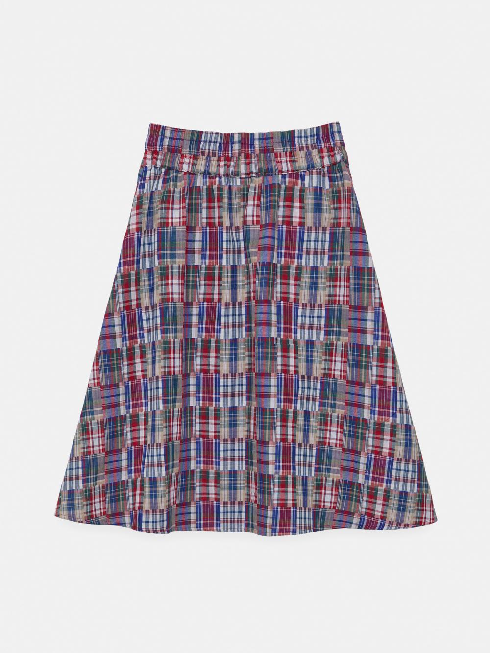 ミックスチェックバンディングスカート（レッド） | ENZO BLUES | HANA(ハナ) #17