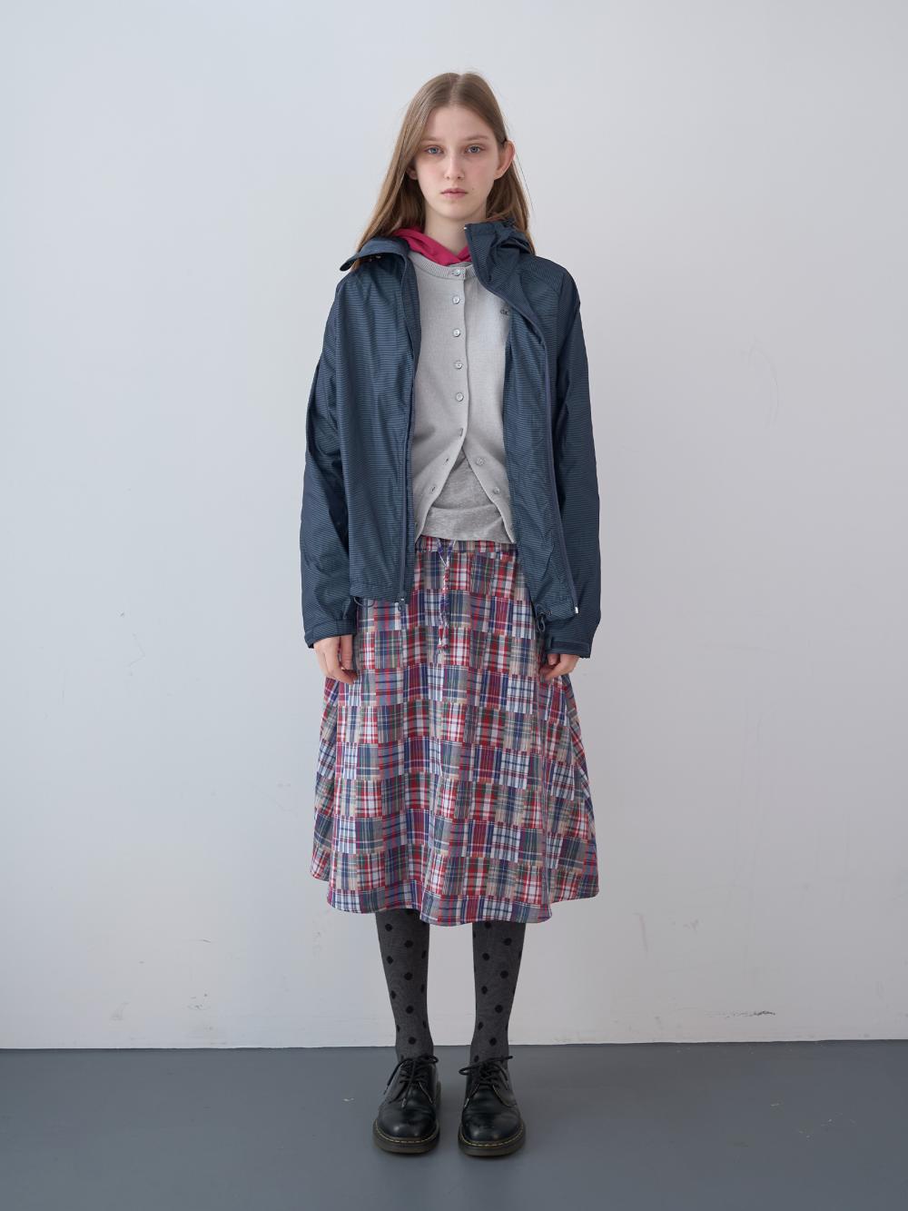 ミックスチェックバンディングスカート（レッド） | ENZO BLUES | HANA(ハナ) #6