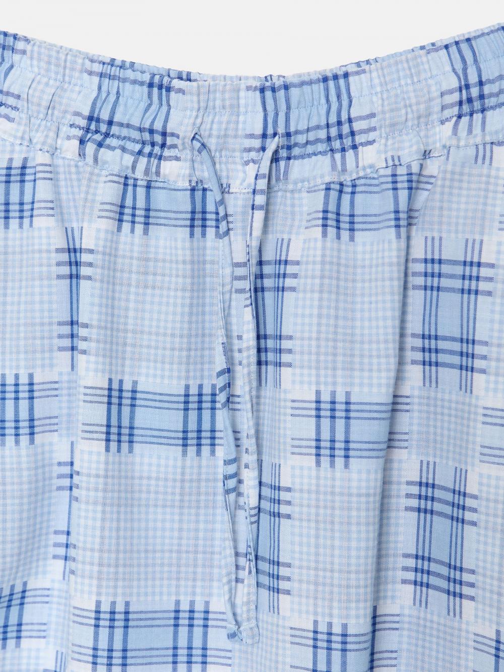 ミックスチェックバンディングスカート（スカイ） | ENZO BLUES | HANA(ハナ) #18